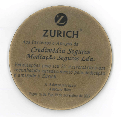 Zurich.medalha